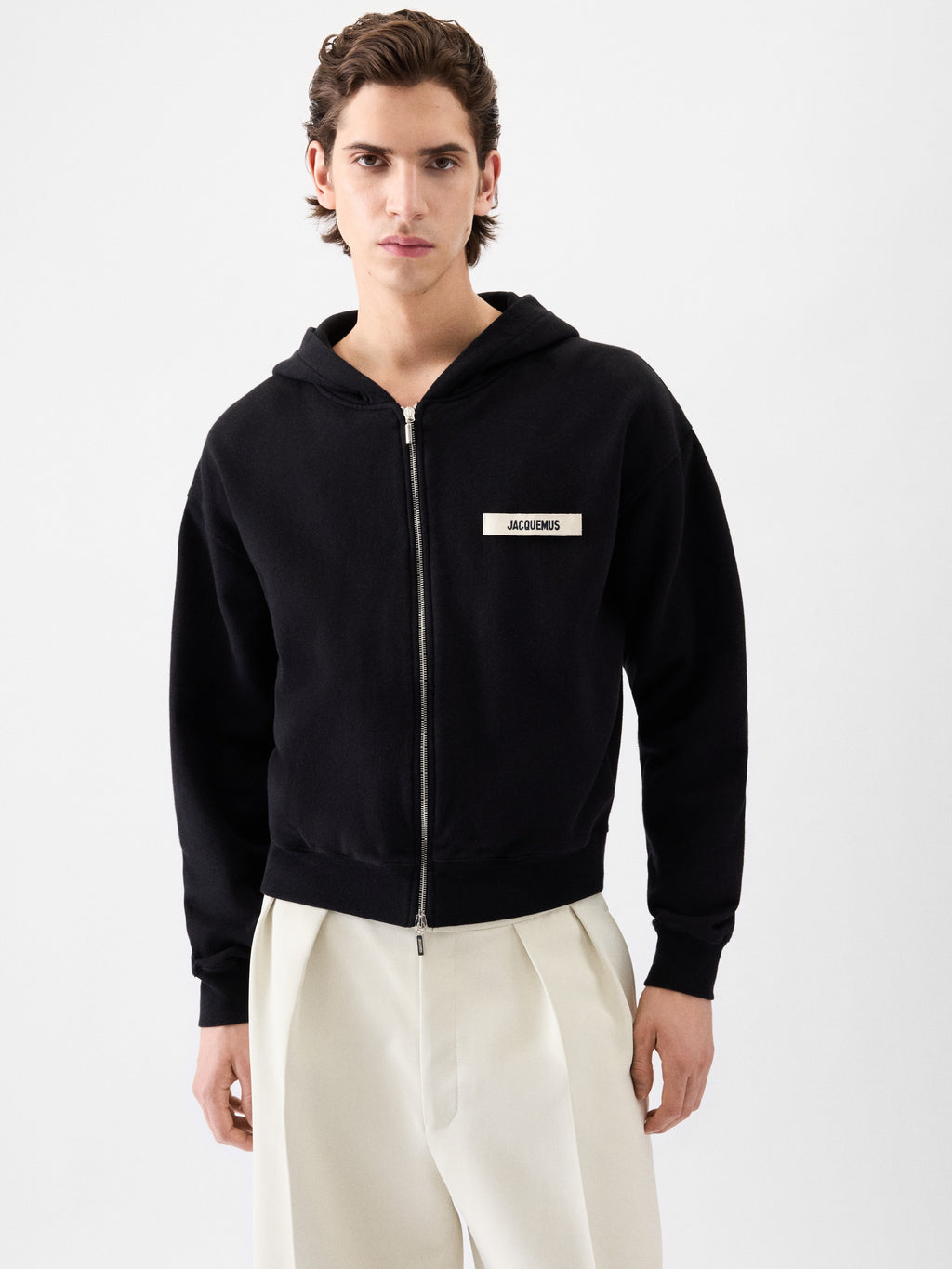 Le hoodie Gros Grain zippé