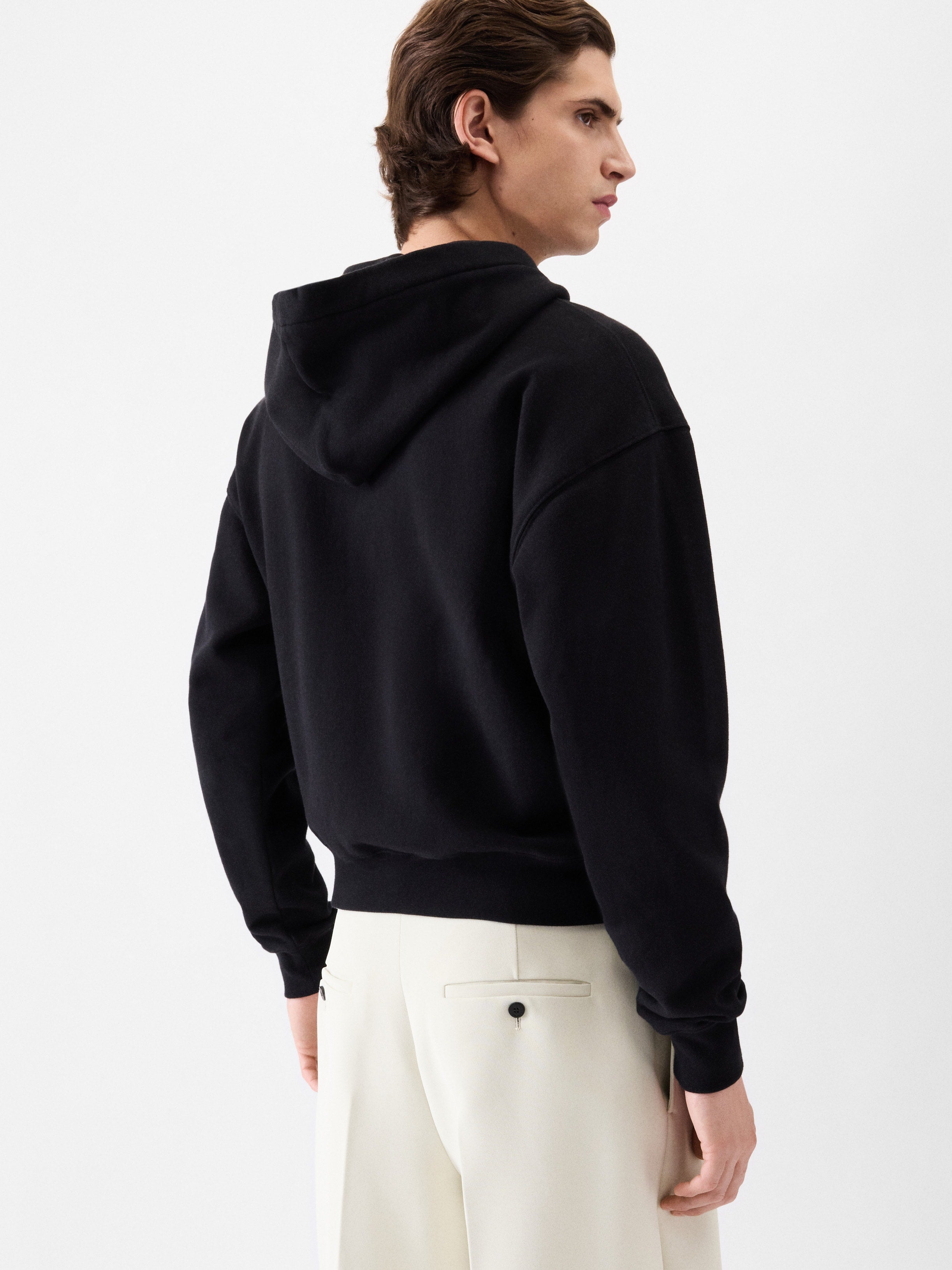 Le hoodie Gros Grain zippé