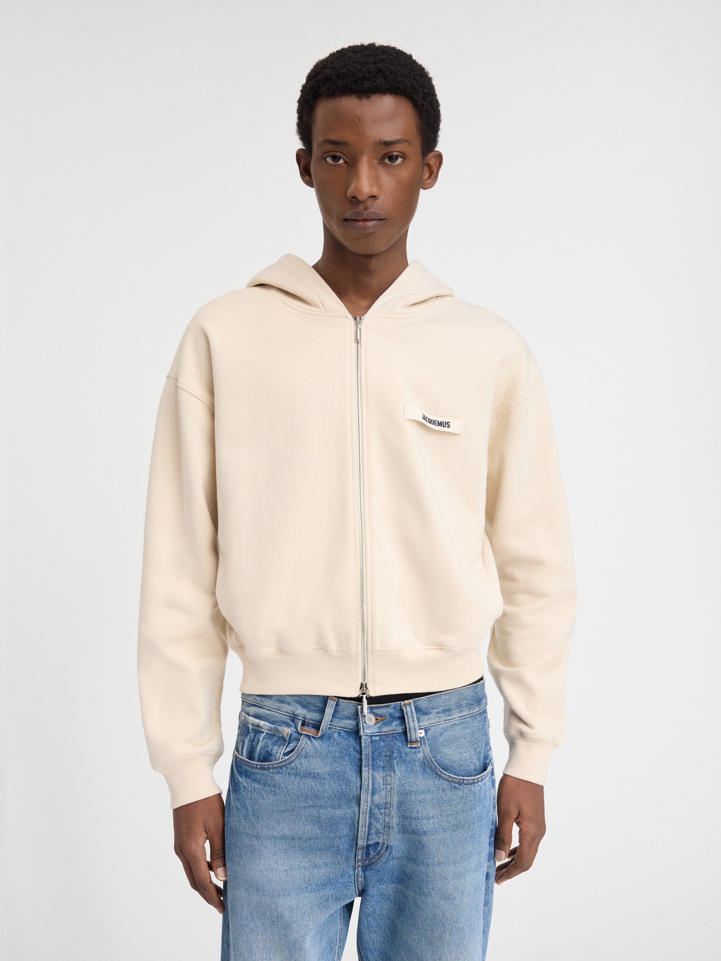 Le hoodie Gros Grain zippé