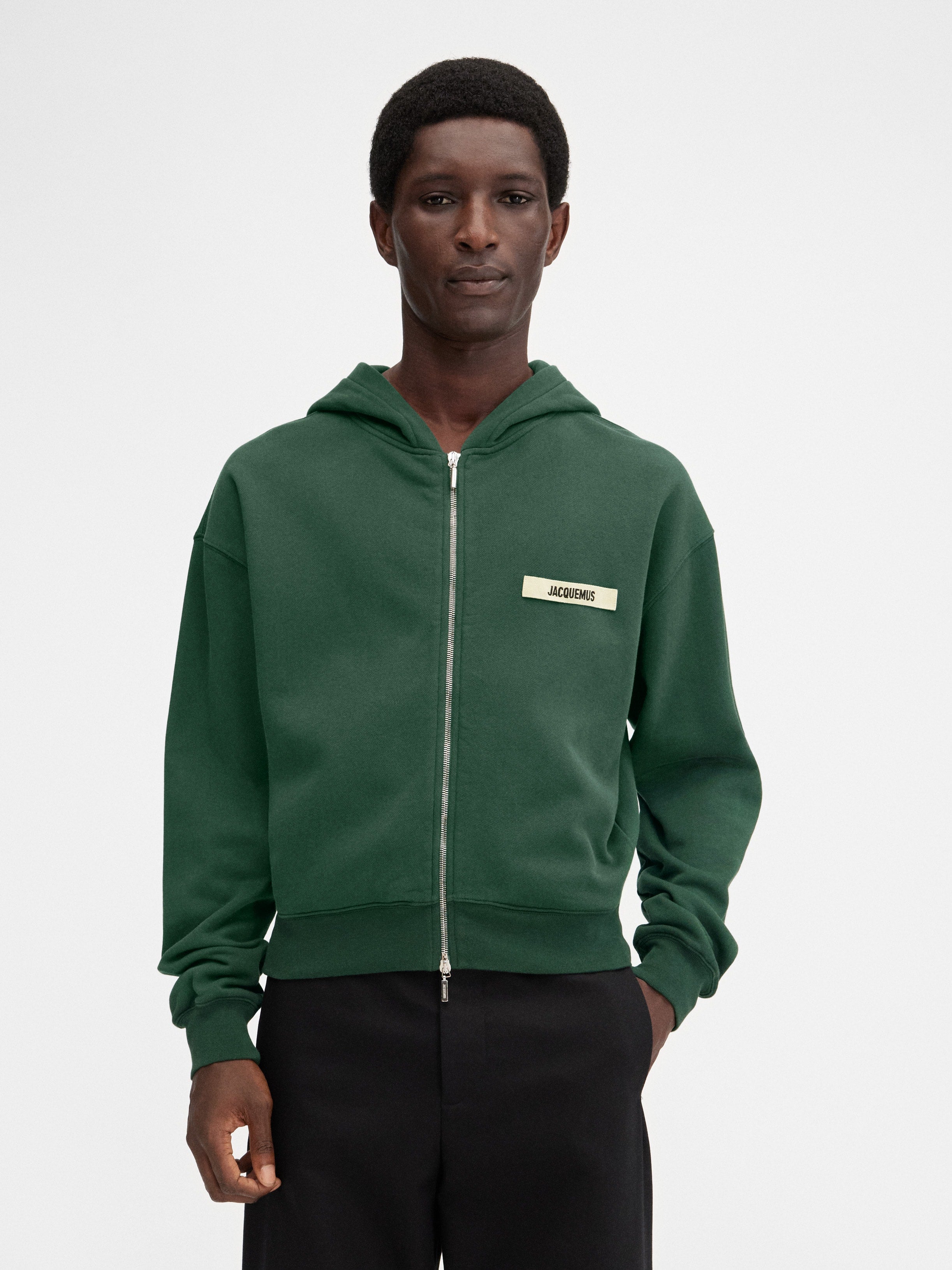 Le hoodie Gros Grain zippé
