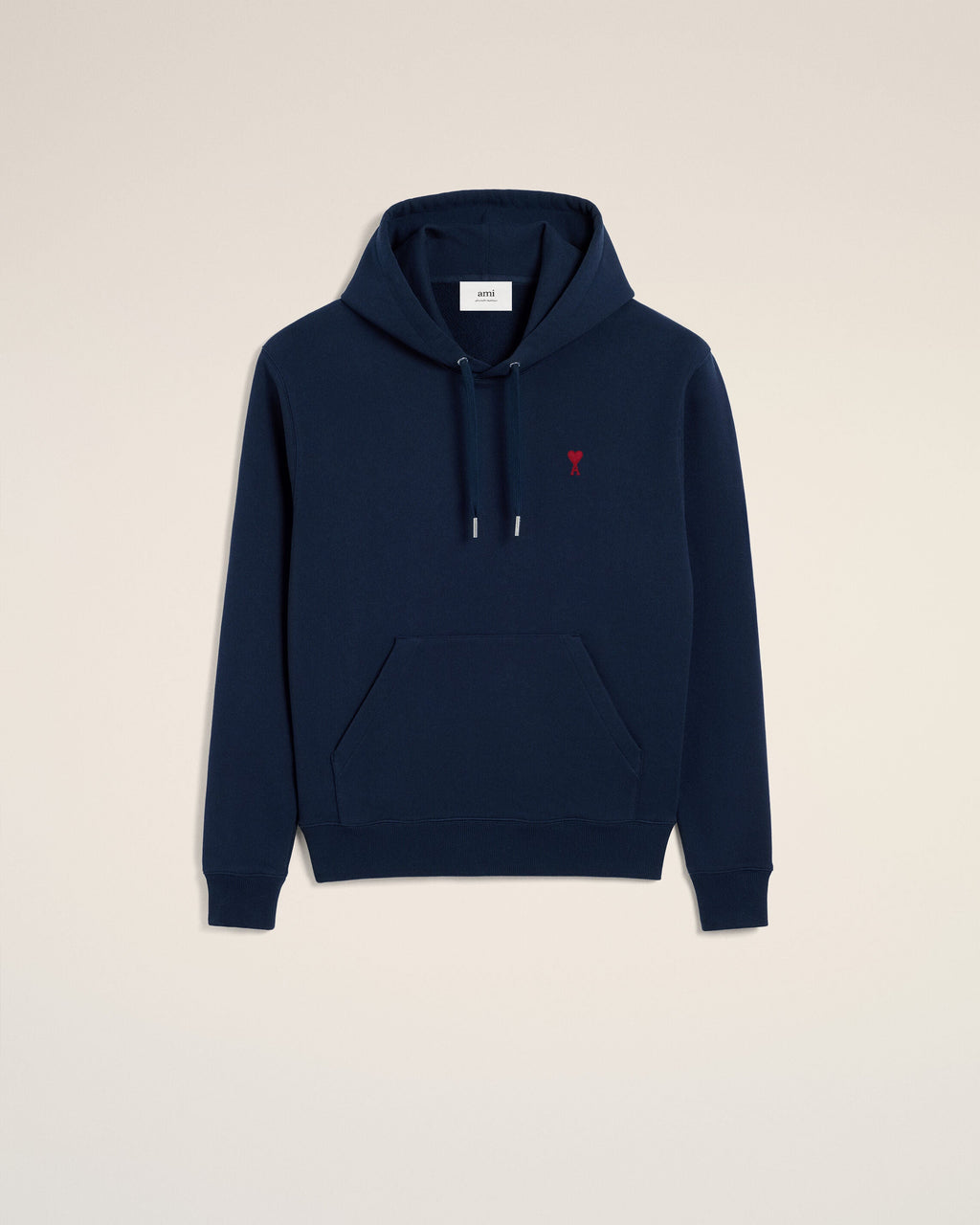 Hoodie Noir Ami de Coeur En Coton