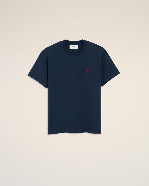 T-Shirt Noir Ami de Coeur En Coton
