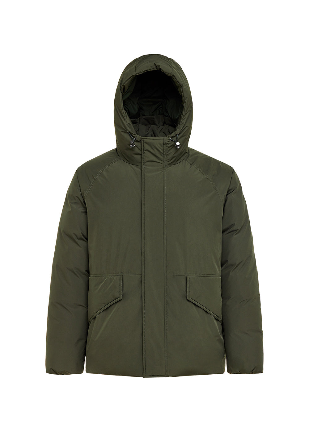 Parka courte homme Pyrenex Covert en duvet naturel Deep khaki