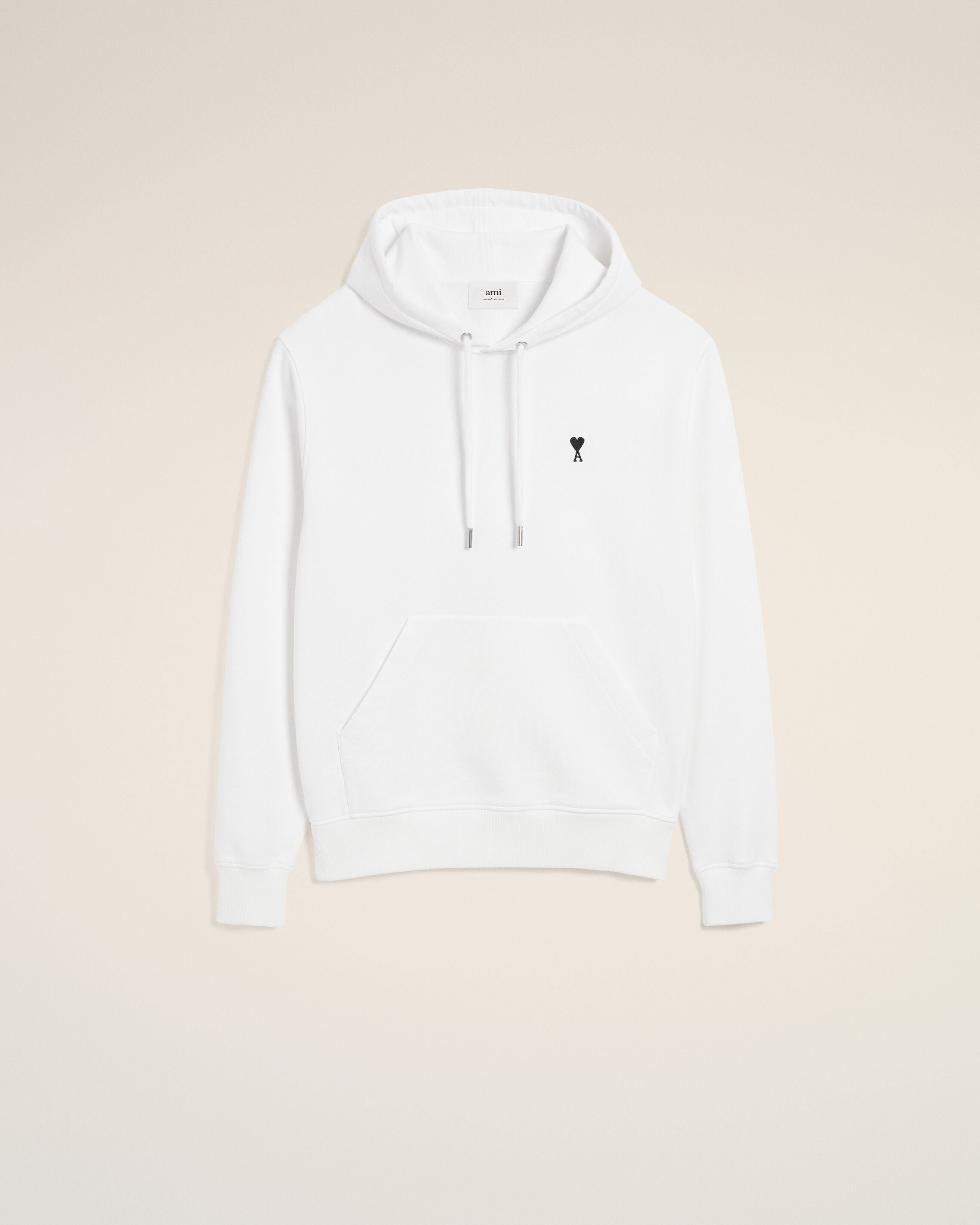 Hoodie Blanc Ami De Coeur En Coton