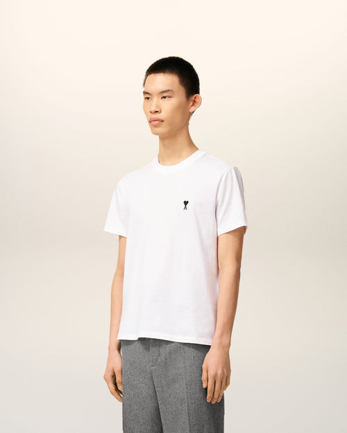 T-shirt Blanc Ami De Coeur En Coton