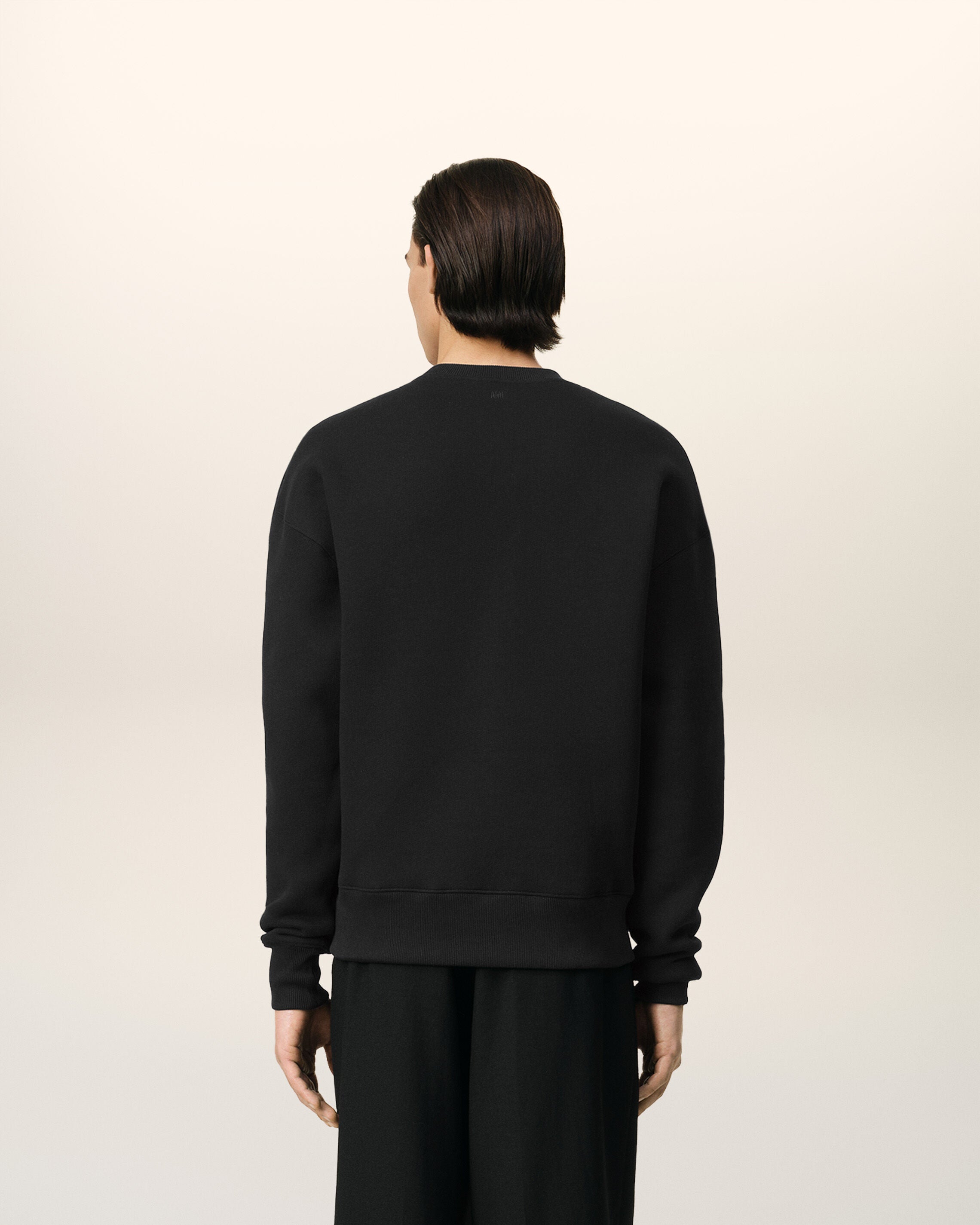 Sweatshirt Noir Ami de Coeur En Coton