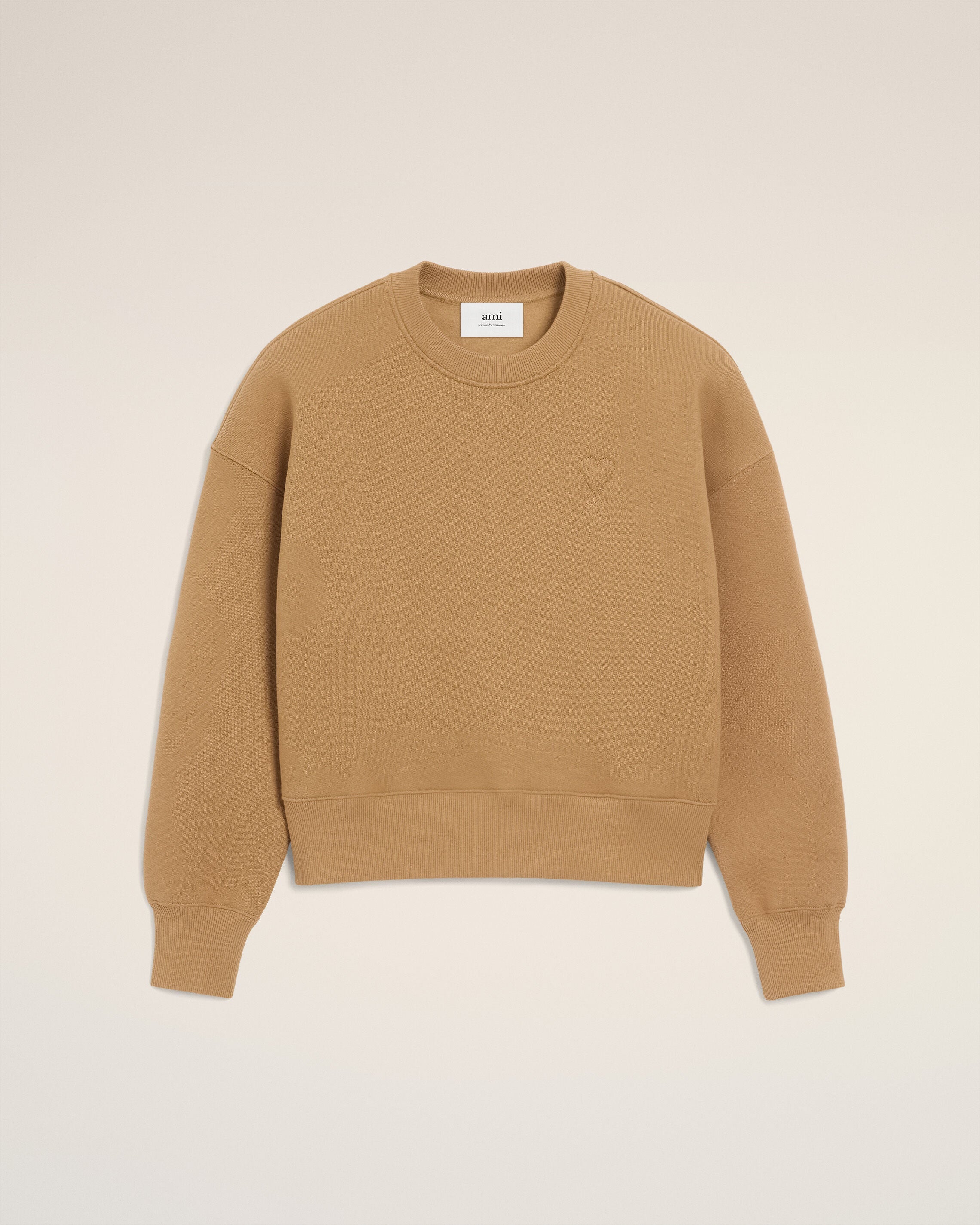 Sweatshirt Marron Ami De Coeur En Coton