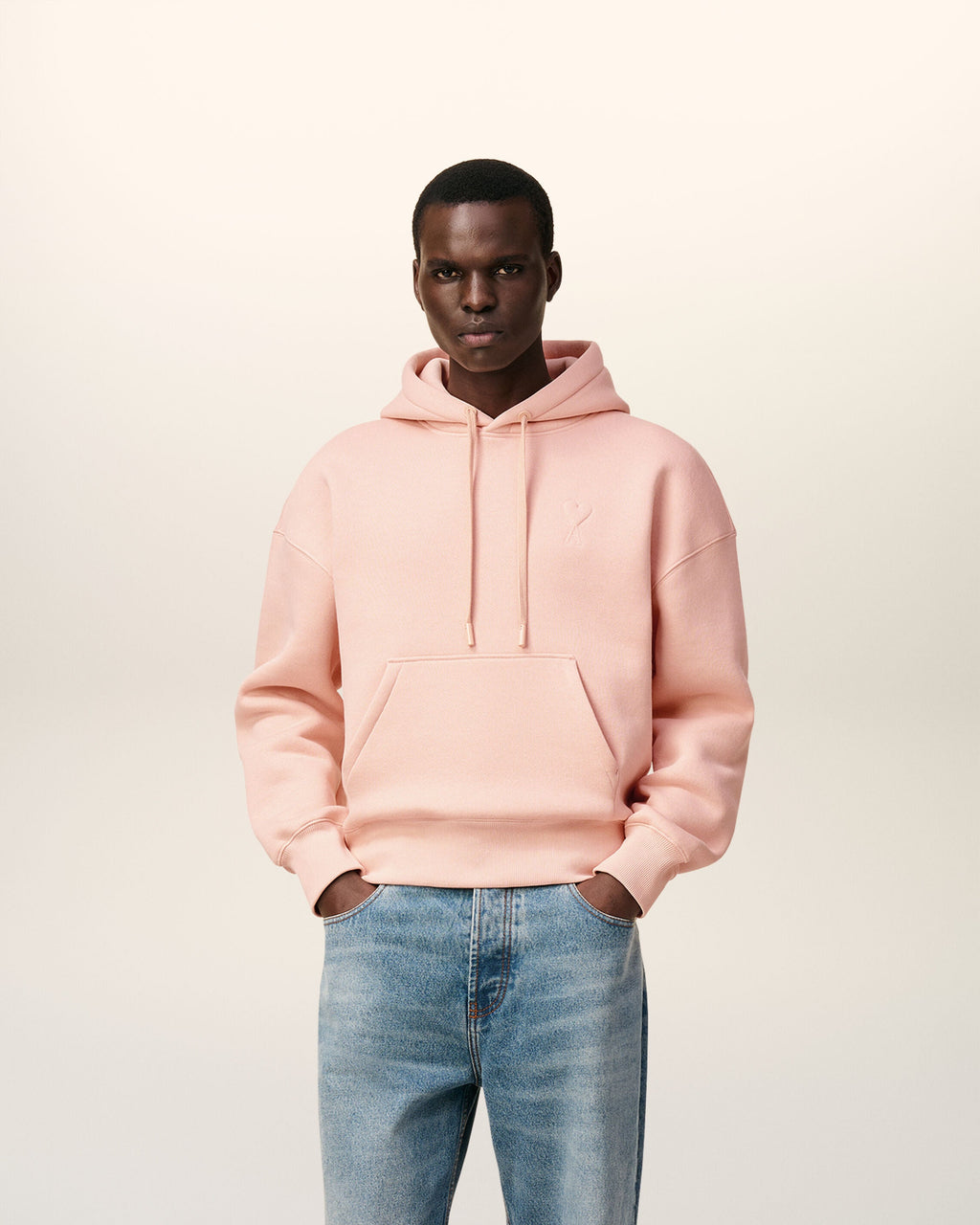 Hoodie Rose Ami De Coeur En Coton