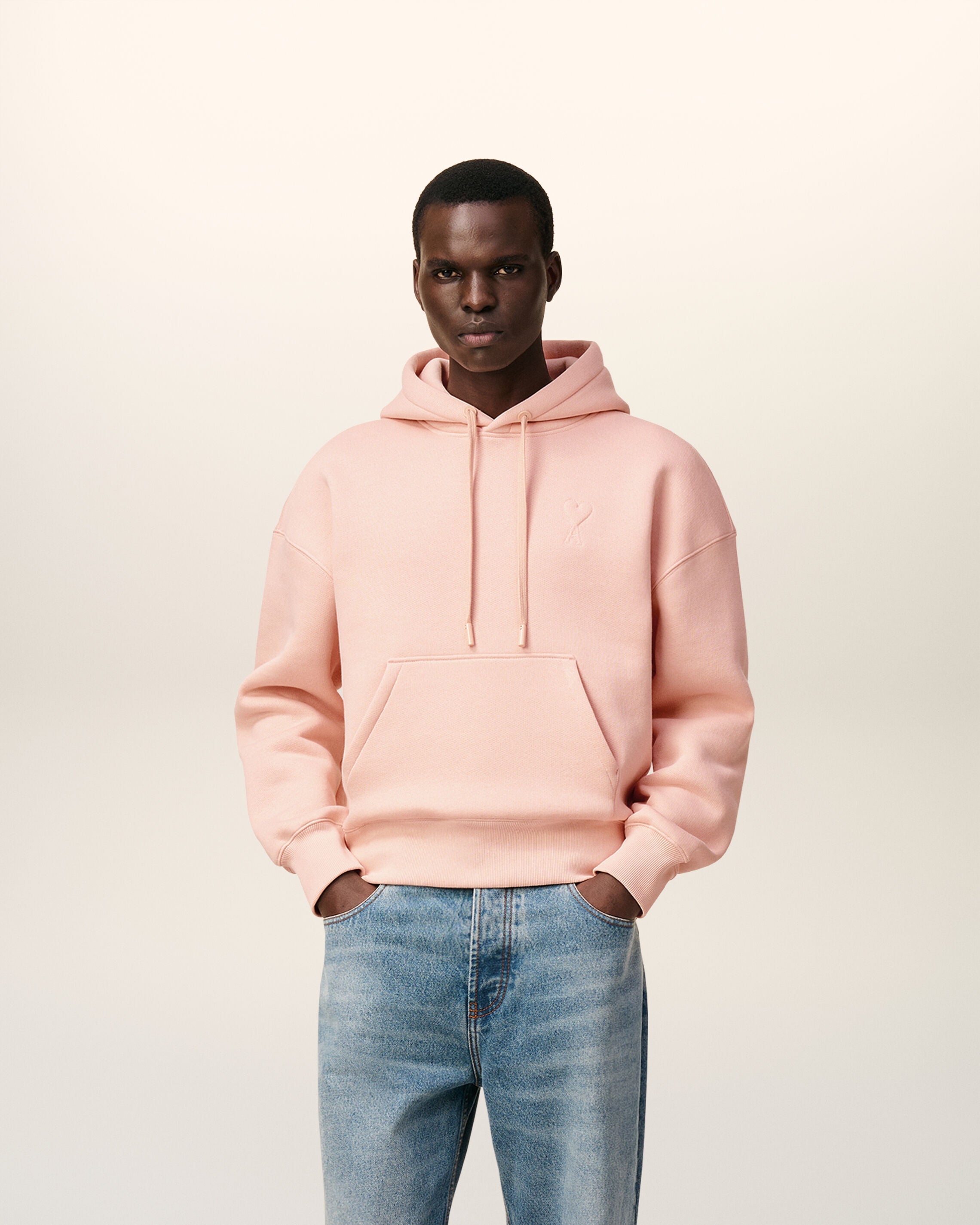 Hoodie Rose Ami De Coeur En Coton