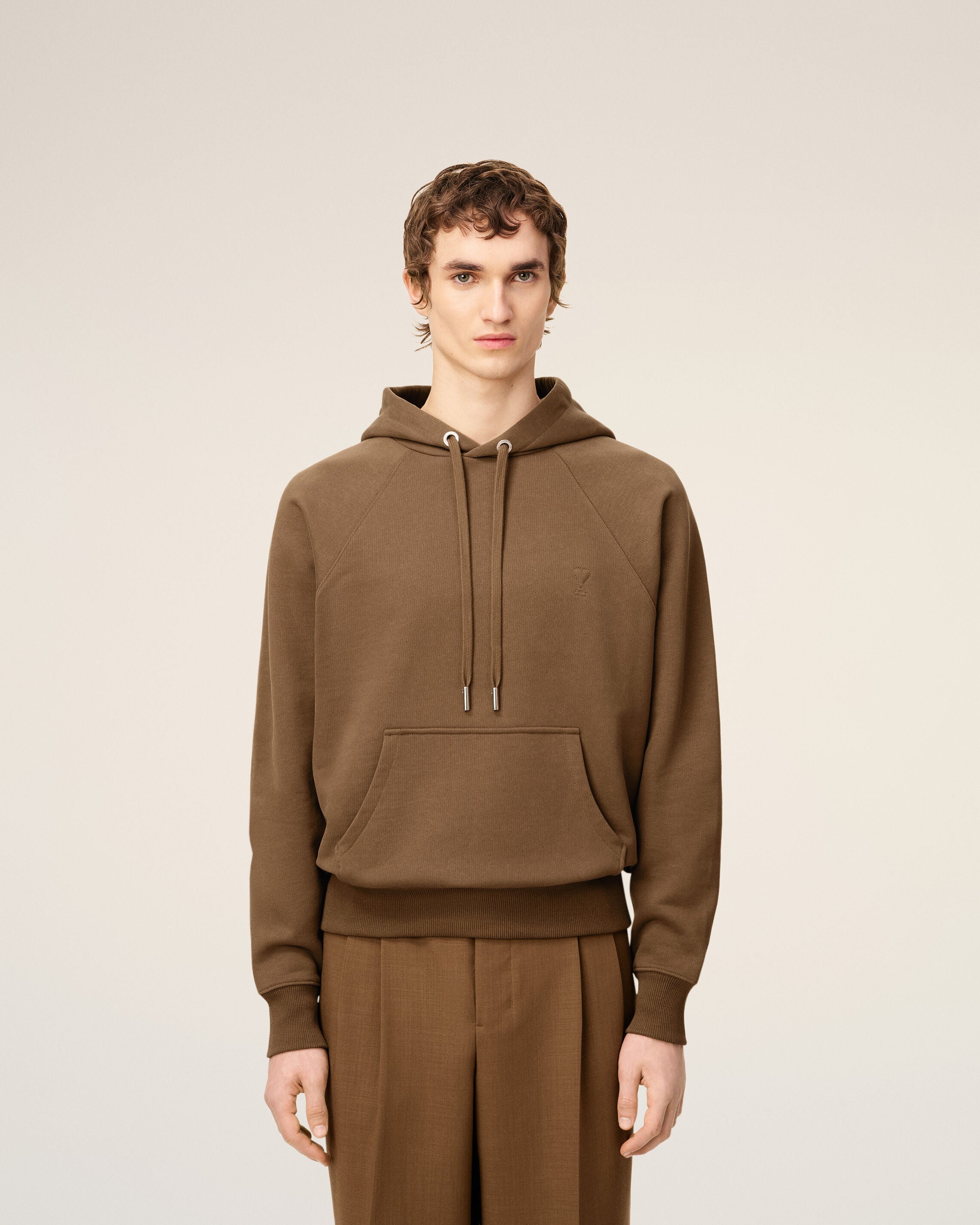 Hoodie Marron Ami De Coeur En Coton