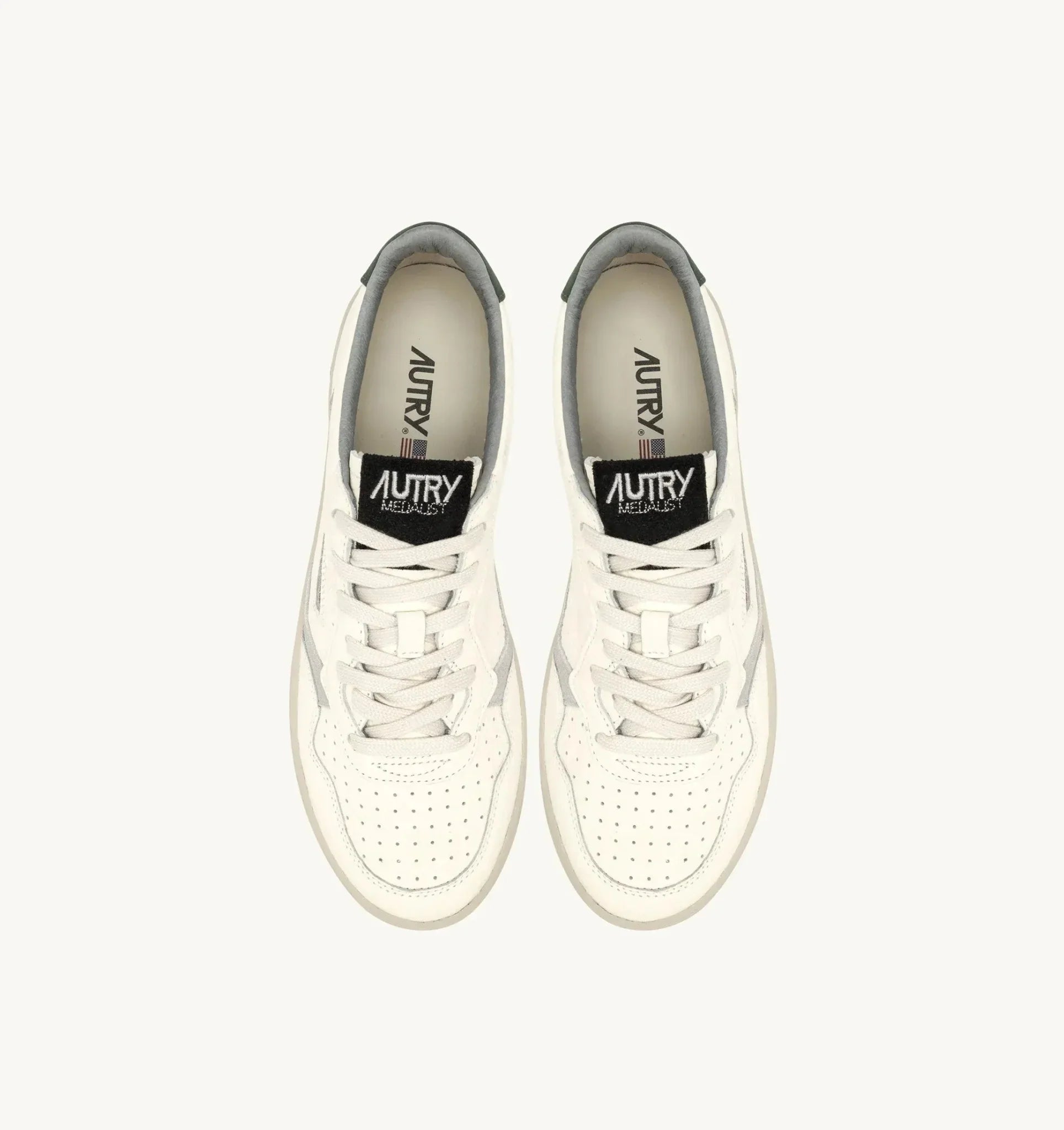 AUTRY - Baskets medalist low en cuir mountain et loft