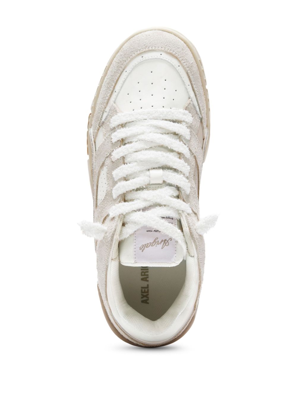 AXEL ARIGATO - Baskets Area Lo à empiècements beige