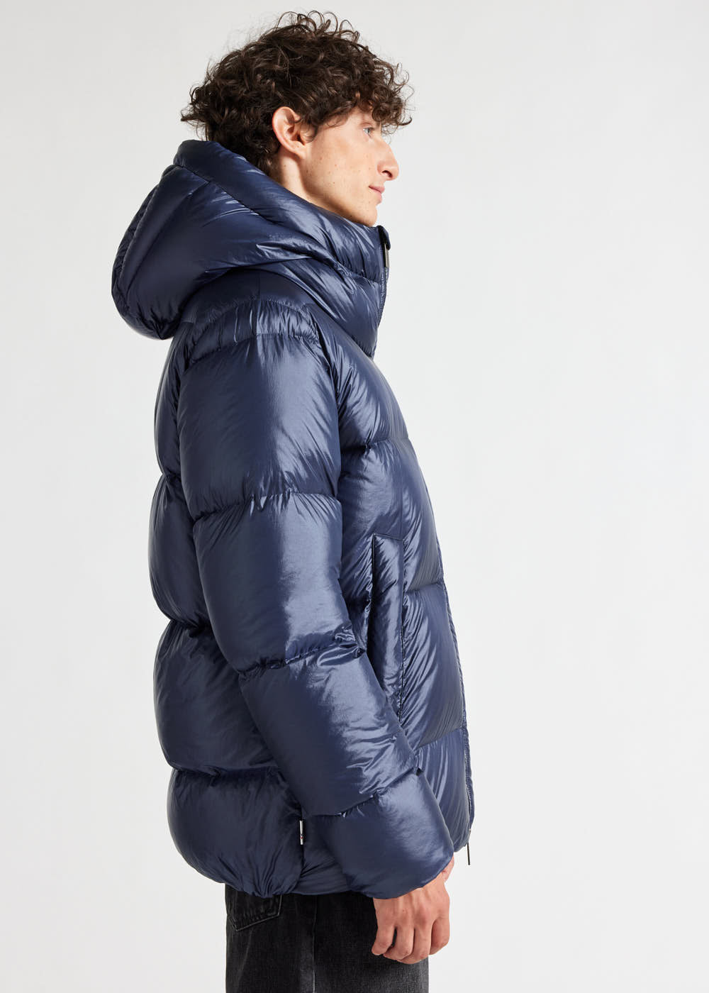Doudoune homme en duvet naturel Pyrenex Barry Amiral