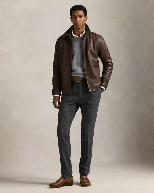 Veste en cuir