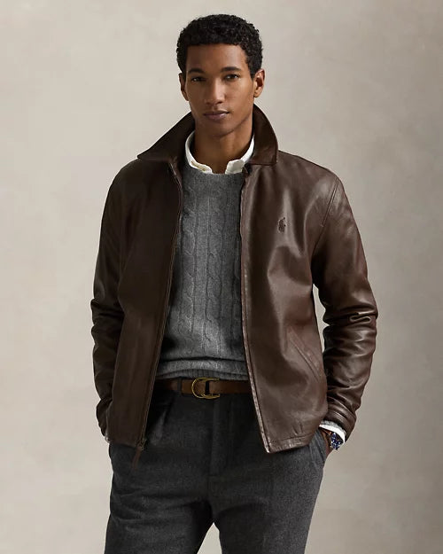 Veste en cuir