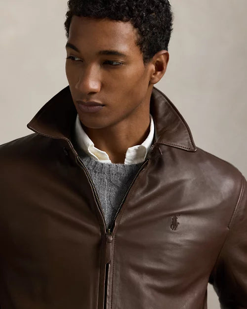 Veste en cuir