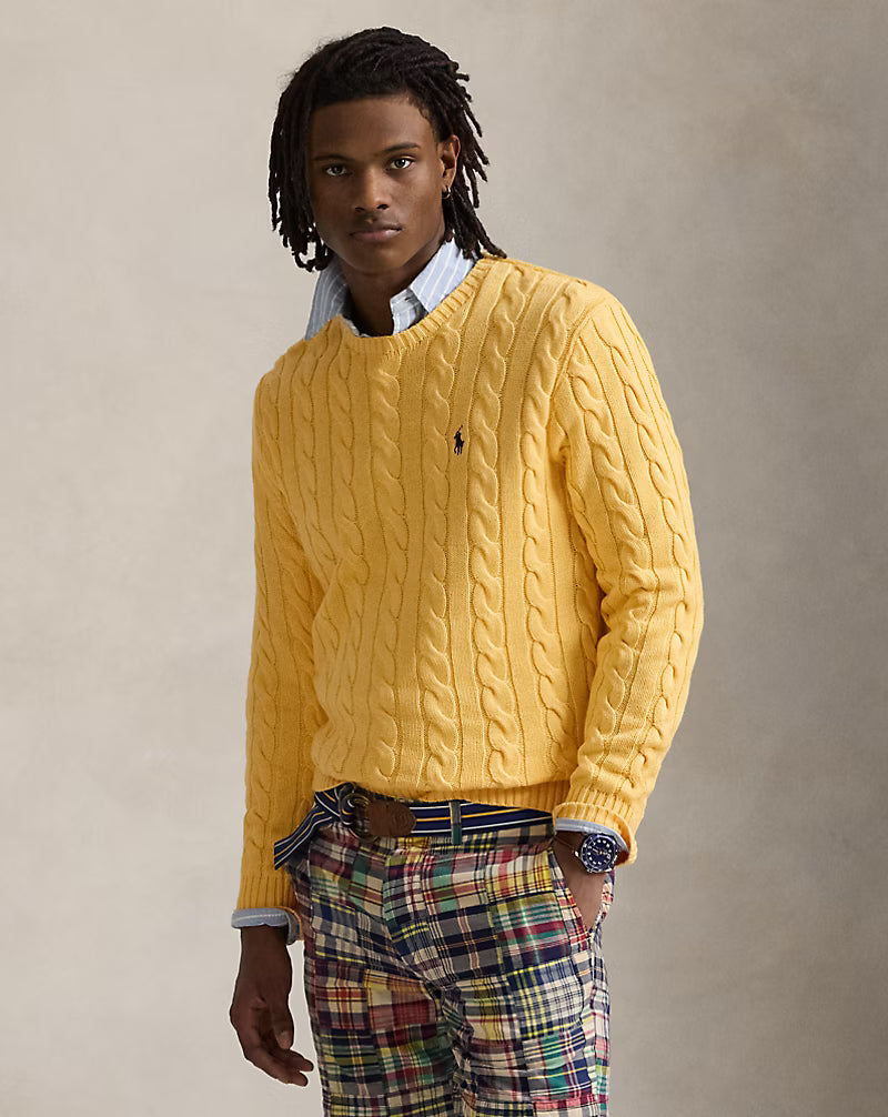 Pull en coton torsadé