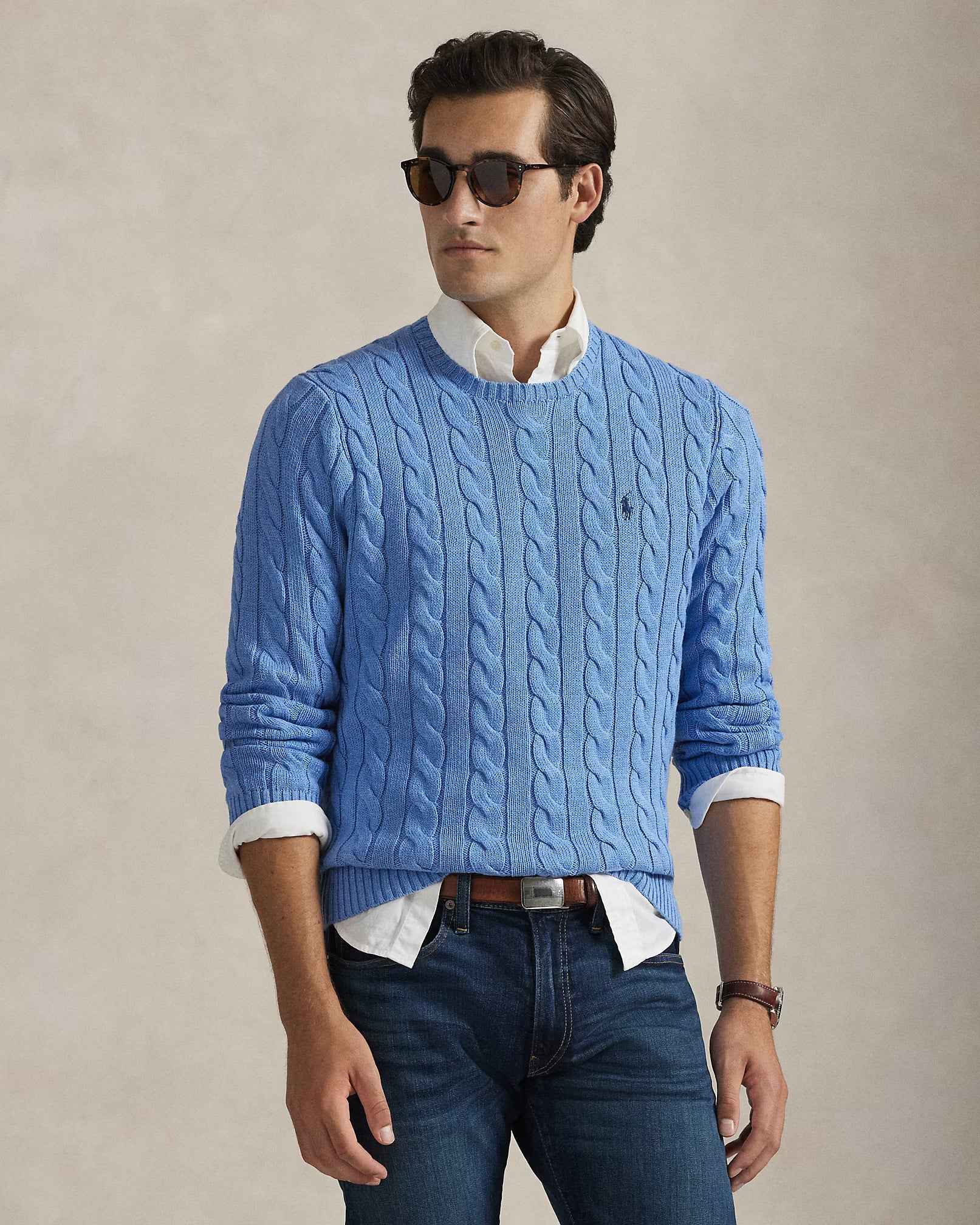 Pull en coton torsadé