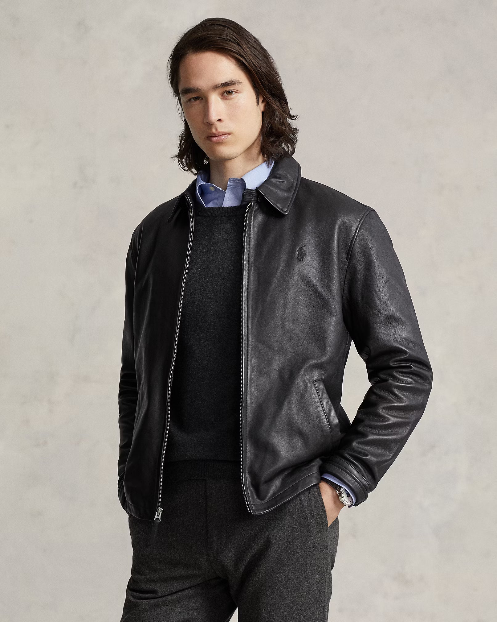 Veste en cuir