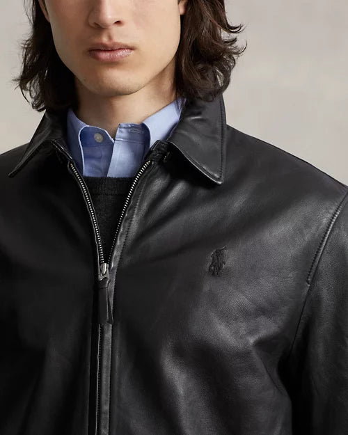 Veste en cuir