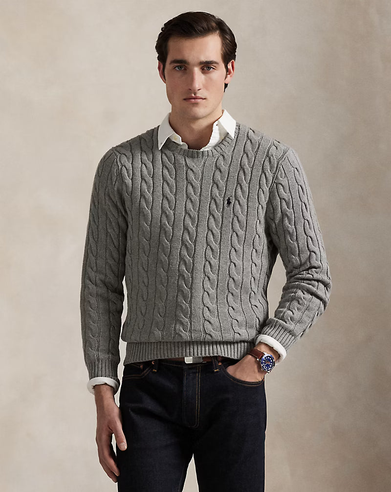Pull en coton torsadé