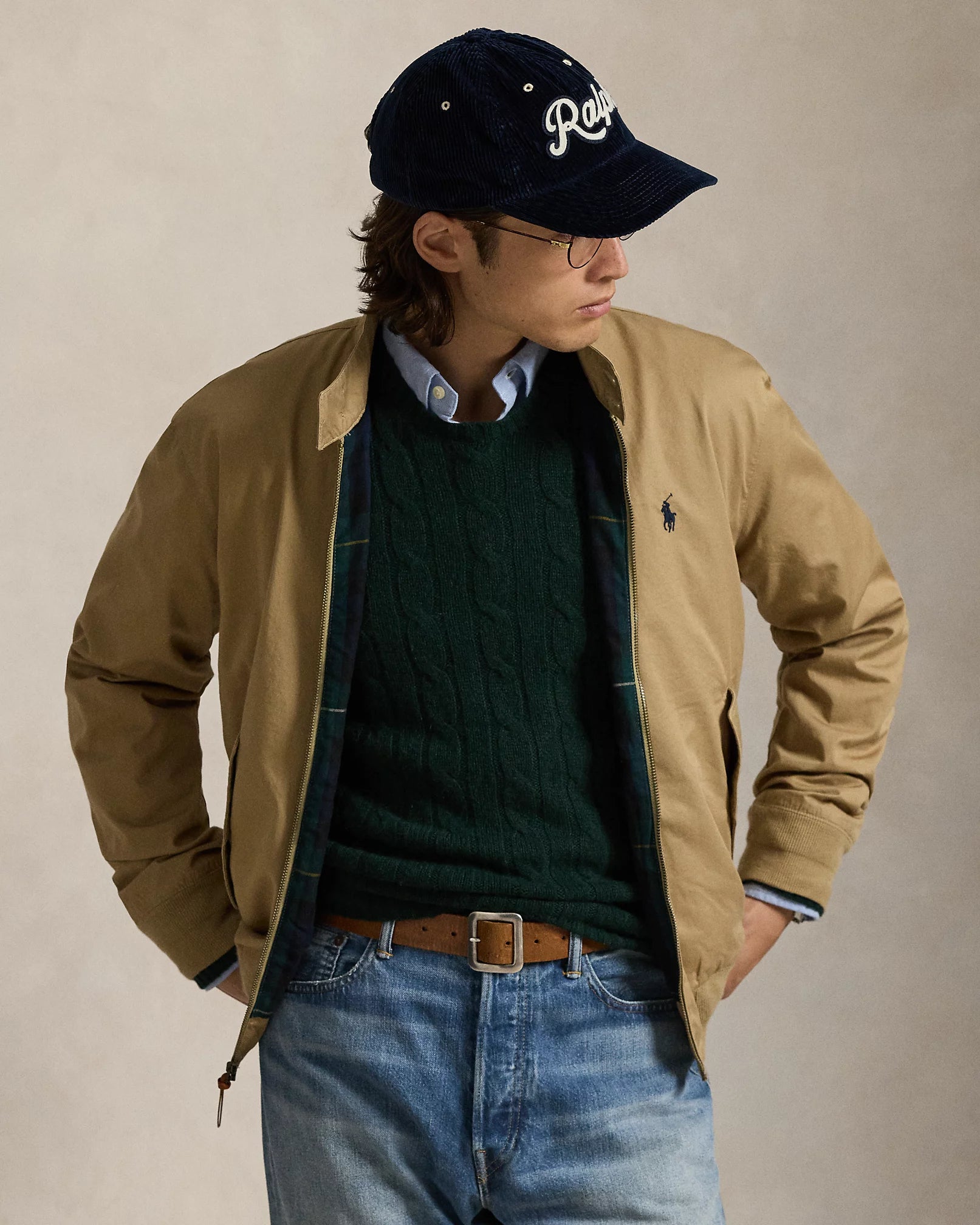 La veste Bedford en sergé