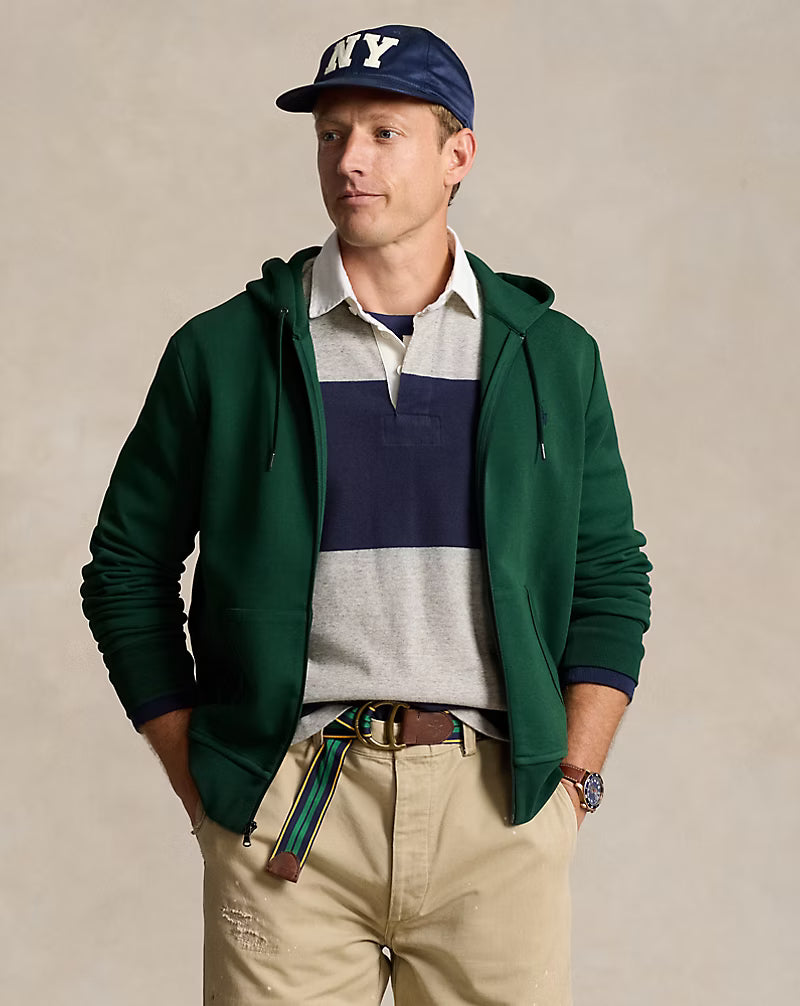 Sweat à capuche en maille double