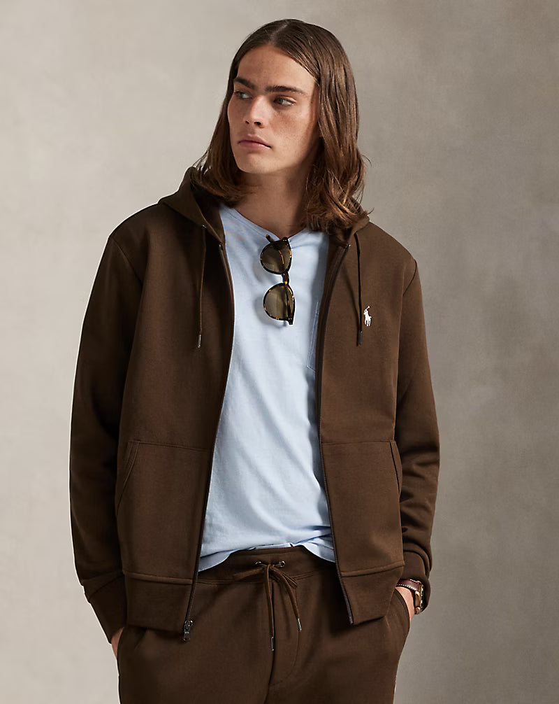 Sweat à capuche en maille double