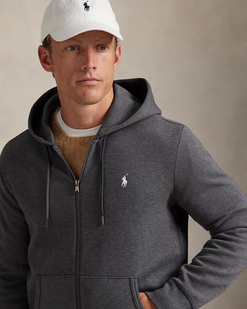 Sweat à capuche en maille double